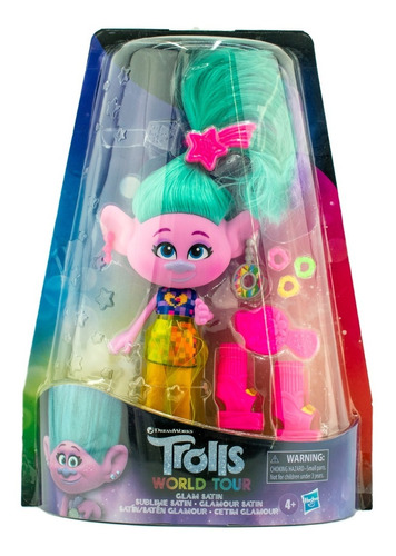 Trolls World Tour Glamour Pack 2 Satin Poppy Hasbro