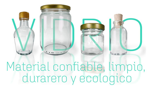 Botella De Vidrio 1 Litro (12 Piezas) Envase Tequilera