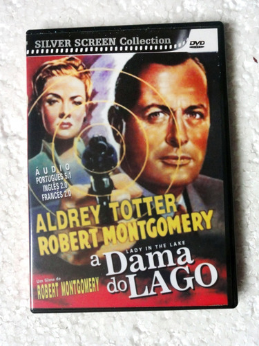 Dvd A Dama Do Lago (1947) Robert Montgomery Raro Seminovo (Usado)