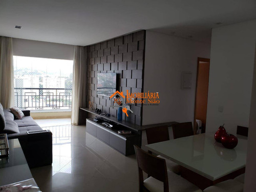 Imagem 2 de 18 de Apartamento A Venda Com 2 Dormitórios À Venda, 83 M² Por R$ 670.000 - Picanco - Guarulhos/sp - Ap3428
