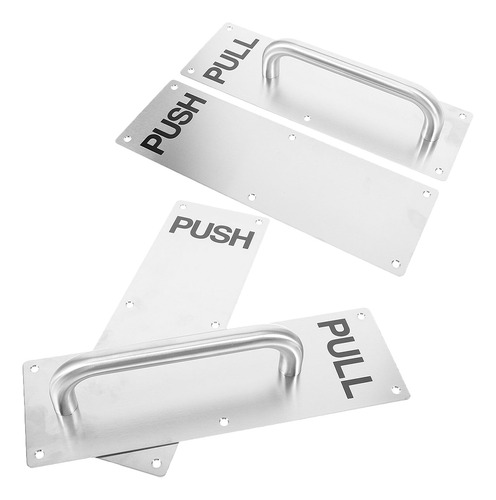 2 Juegos De Placas De Empuje Para Empujar La Manija De Las P