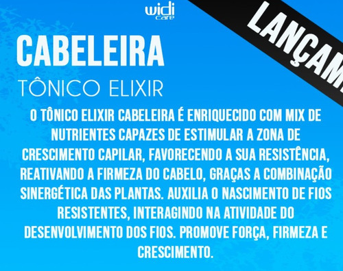 Tônico Elixir Cabeleira Crescimento Widi Care 120g