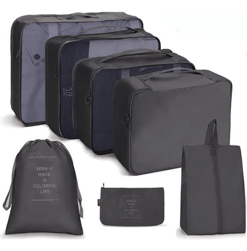 Bolsas De Almacenamiento Organizadora Viaje 7 Pz Impermeable