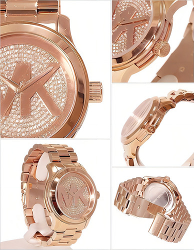 Relógio Michael Kors Mk5661 Runway Original Rose Eua