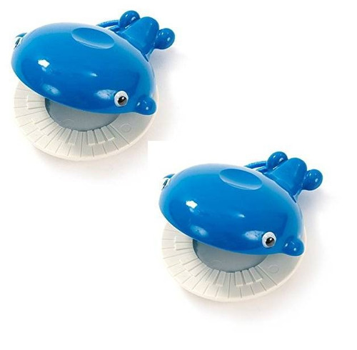 Imagen 1 de 7 de Combo 2 Castañuelas Animal Colore Abs Escuela Panda Sapo Oso