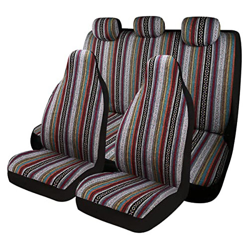 Fundas De Asiento De Coche Baja Saddle Blanket 7 Piezas...