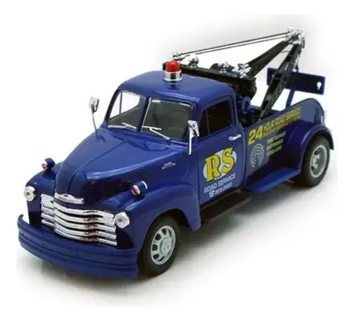 Auto 1953 Chevrolet Tow Truck Azul Welly Metal Grua - Dgl