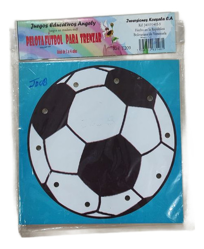 Juego Didáctico Para Trenzar - Pelota De Fútbol ..