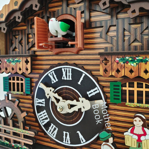 .rc-02 - 2021 Reloj Para Pared Moderno Con Forma Cuco De