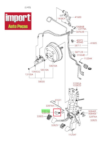 Sensor Interruptor Luz Freio Ssangyong Rexton - 8571008010