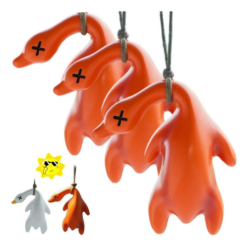 3 Unidades Funny Pato Colgant For Car, Magico Colgante De