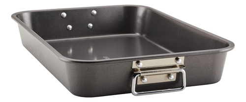 Bandeja Con Rejilla Para Hornear Antiadherente Metal Plano