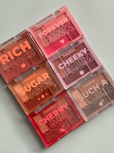 Mini Paleta De Sombras Ojos Such A Palette Ruby Rose 5 Tonos Sugar Party