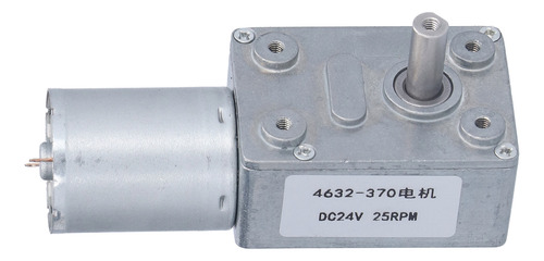 Motor Eléctrico Dc 24v 25rpm Eje Reductor Con Engranaje Auto