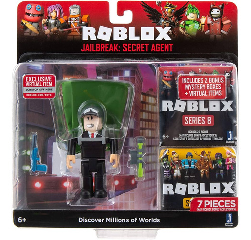 Figura Roblox Jailbreak: Secret Agent Serie 8 Mistery Boxes