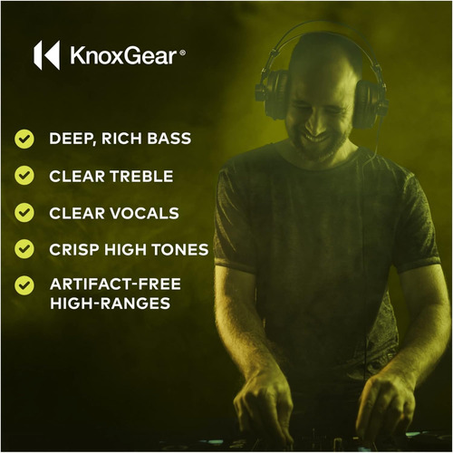 Knox Gear Tx-100 Auriculares De Monitor De Estudio...