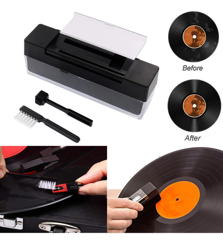 3 Kit De Limpieza De Discos De Vinilo Portátil Cepillo De
