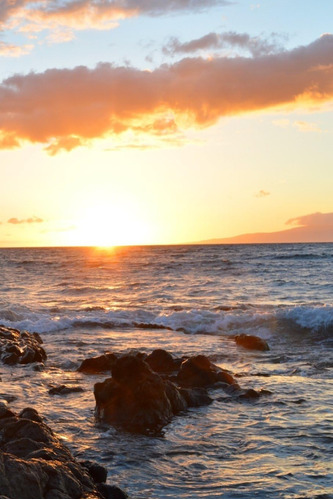 Libro: Journal: Kihei Sunset, Maui, Hawaii, 150 Lined Front