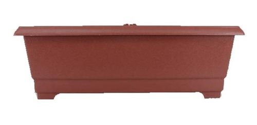Imagem 2 de 4 de Kit 03 Vaso Jardineira Arqplast Terracota 8 Litros