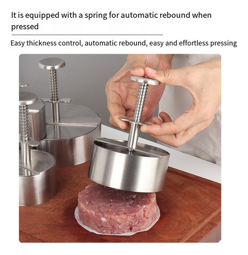 Máquina Para Hacer Hamburguesas De Acero Inoxidablemeat