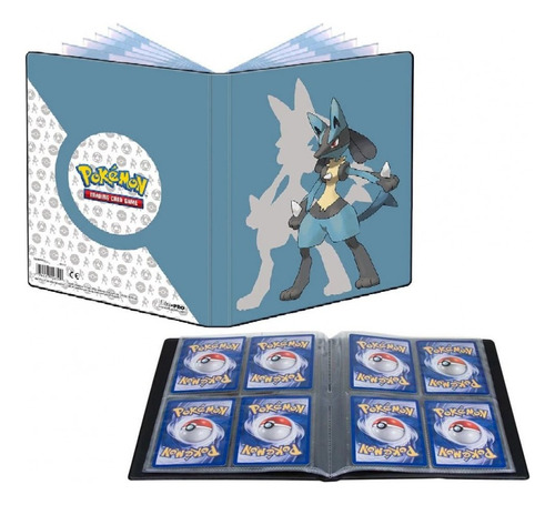 Pokemon Ultra Pro Lucario 4-pocket Portafolio