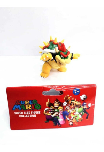 Bowser Figura De Colección Súper Mario Bros Luigui Mario 