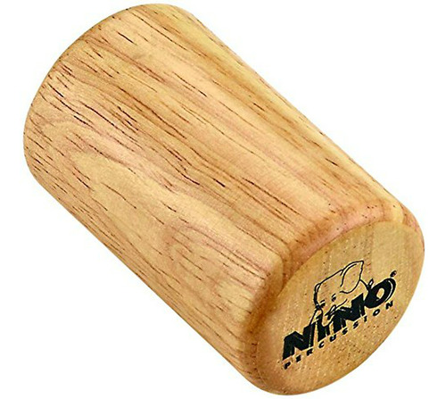 Nino Madera Shaker Pequeño Natural Cilíndrico.