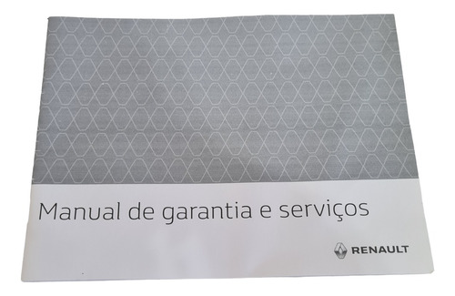 Manual Garantia Serviços Veículo Renault Original 990619277r