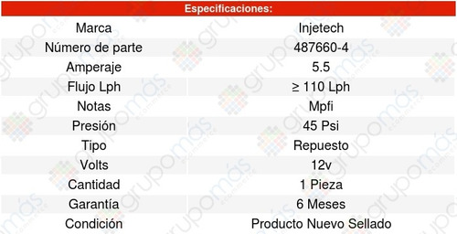 Repuesto Bomba Comb Highlander 4cil 2.4l 04/07 8234272
