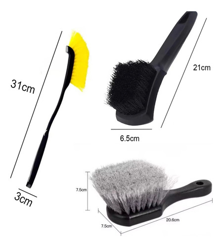 / Cepillo Universal Para Limpieza De Neumáticos De Coche