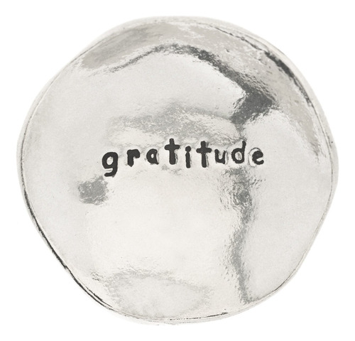 Gratitude - Plato Pequeño De Peltre