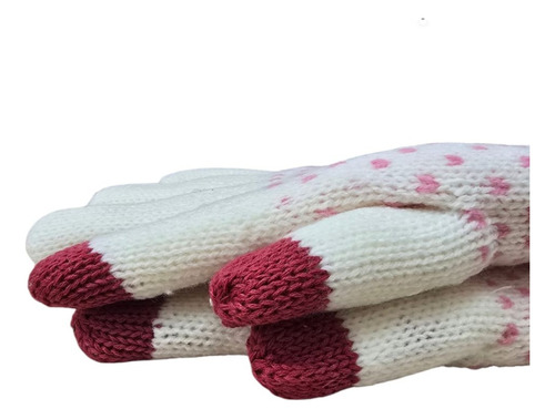 Guantes De Lana Touch Blancos