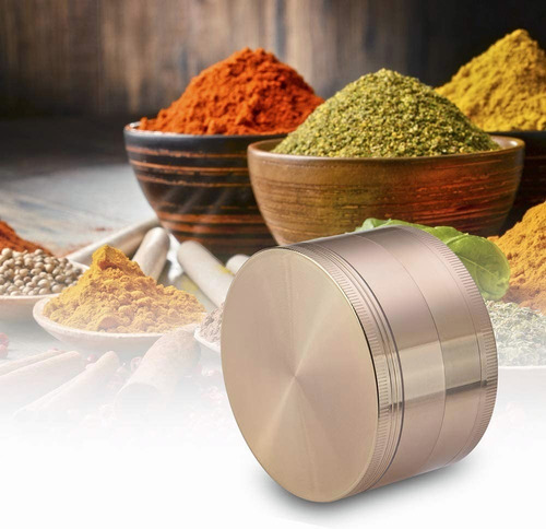 Imagen 6 de 7 de 75mm Grinder La Hierba Grande Molinillo Para Hierba Especias