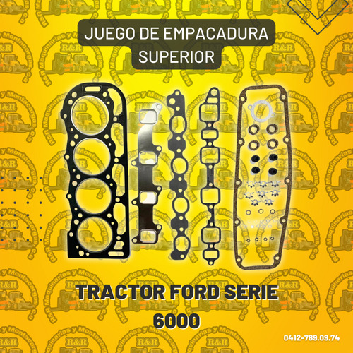 Juego De Empacadura Superior Tractor Ford Serie 6000
