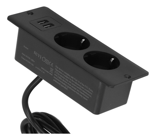 Puertos Usb Integrados, Toma De Corriente De Estación De Enc