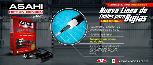 Imagen 4 de 5 de Cables Bujias Gmc Sonoma 96-04 Asahi A-4274