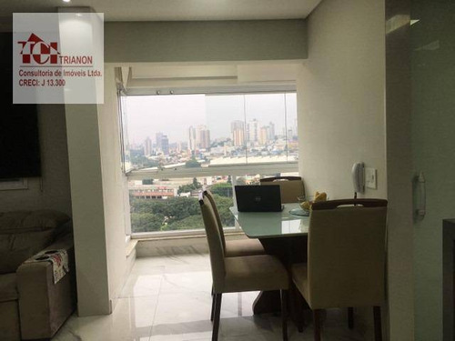 Apto Com 2 Dormitórios Sala Estendida, 80 M² Por R$ 560.000 - Santa Teresinha - Santo André/sp - Ap3225