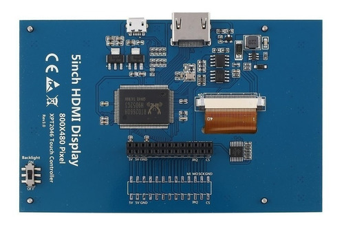 Pantalla Lcd 5 800x480 Entrada Hdmi / Ideal Raspberry Pc