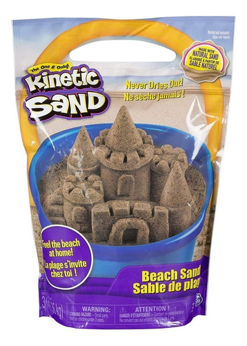 Kinetic Sand Arena Cinética De Playa Bolsa 1.3 Kg Und