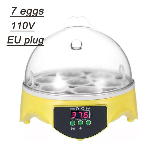 7 Ovos Mini Digital Chocadeira Elétrica Automática 110v