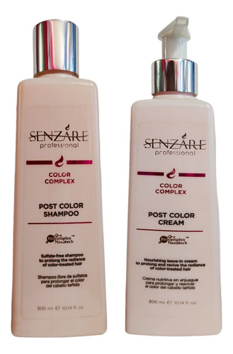 Senzare Shampo Y Crema Post Color Sin Sulfatos -300ml