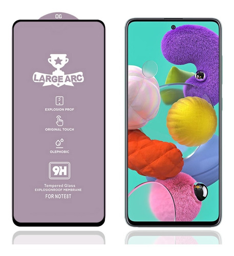 Imagen 1 de 6 de Lámina Vidrio Templado Para Samsung Galaxy A51