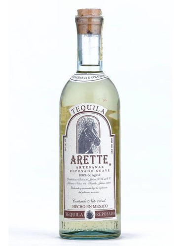 Tequila Arette Artesanal Suave Reposado 750 Ml