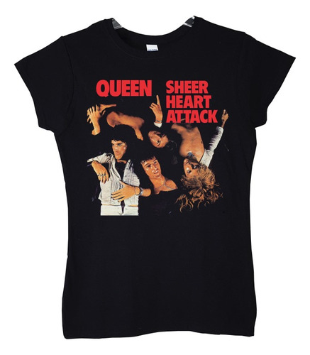 Polera Mujer Queen Sheer Heart Attack Rock Abominatron