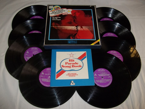 Lp Vinil - Box 8 Lps - Hit Parade International Festival