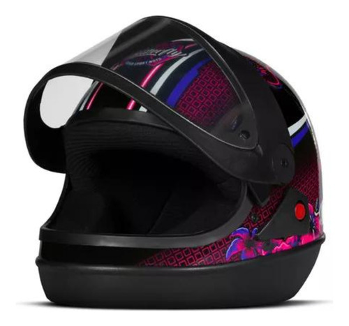 Capacete Super Sm Butterfly Automatico Preto 60