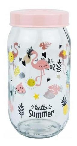 Frasco Vidrio Herevin Flamenco Hello Sumer 1 Lt