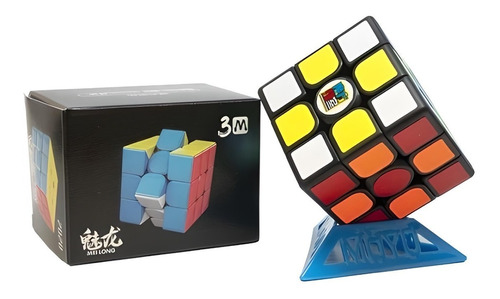 Imagen 1 de 3 de Cubo De Rubik Moyu Meilong 3x3 Magnético Profesional Speed