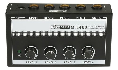 Mini Teclados Mixer Line De 4 Canales Para Mezclador De Bajo