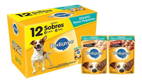 Pedigree Comida Húmeda Perros Adultos Raza Pequeña 12u/100g